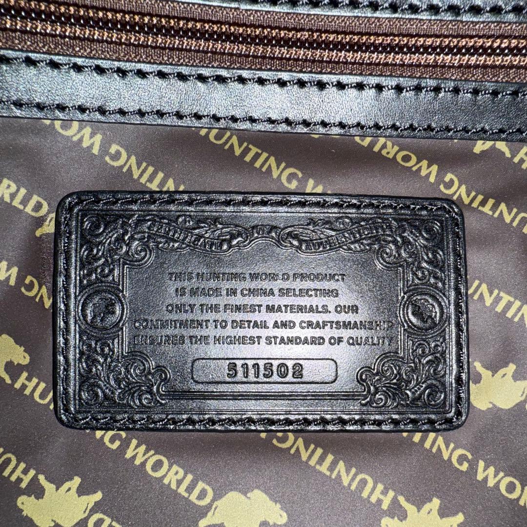 新品 ハンティングワールド メルセデスベンツ コラボ ボストンバッグ 黒