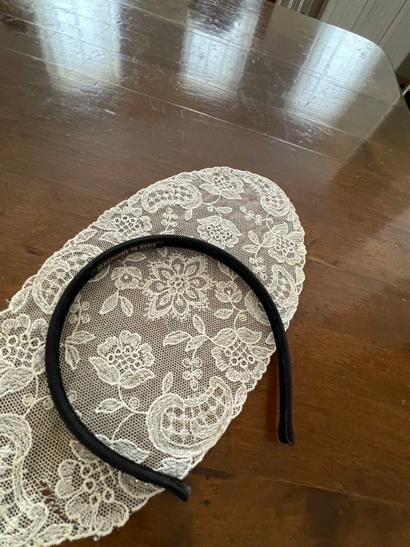 ALEXANDRE DE PARIS 未使用カチューシャ黒