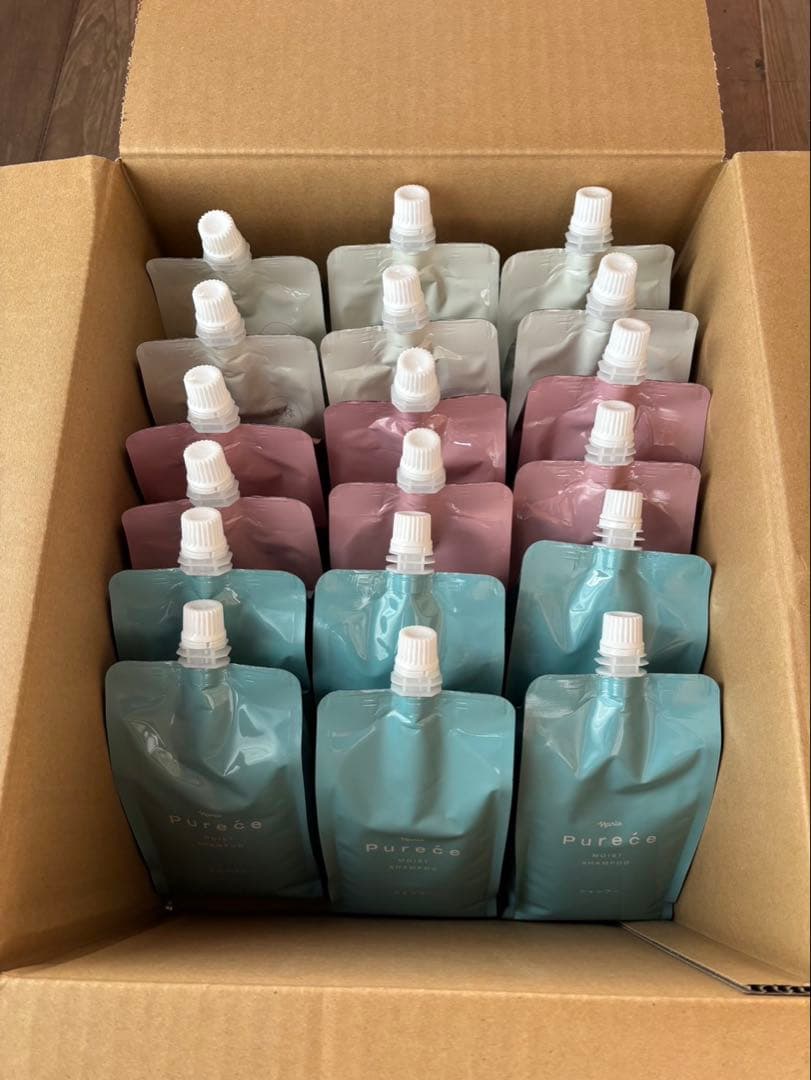 ナリスピュアーチェ　モイスト　シャンプー&コンディショナー&ボディーソープ18袋