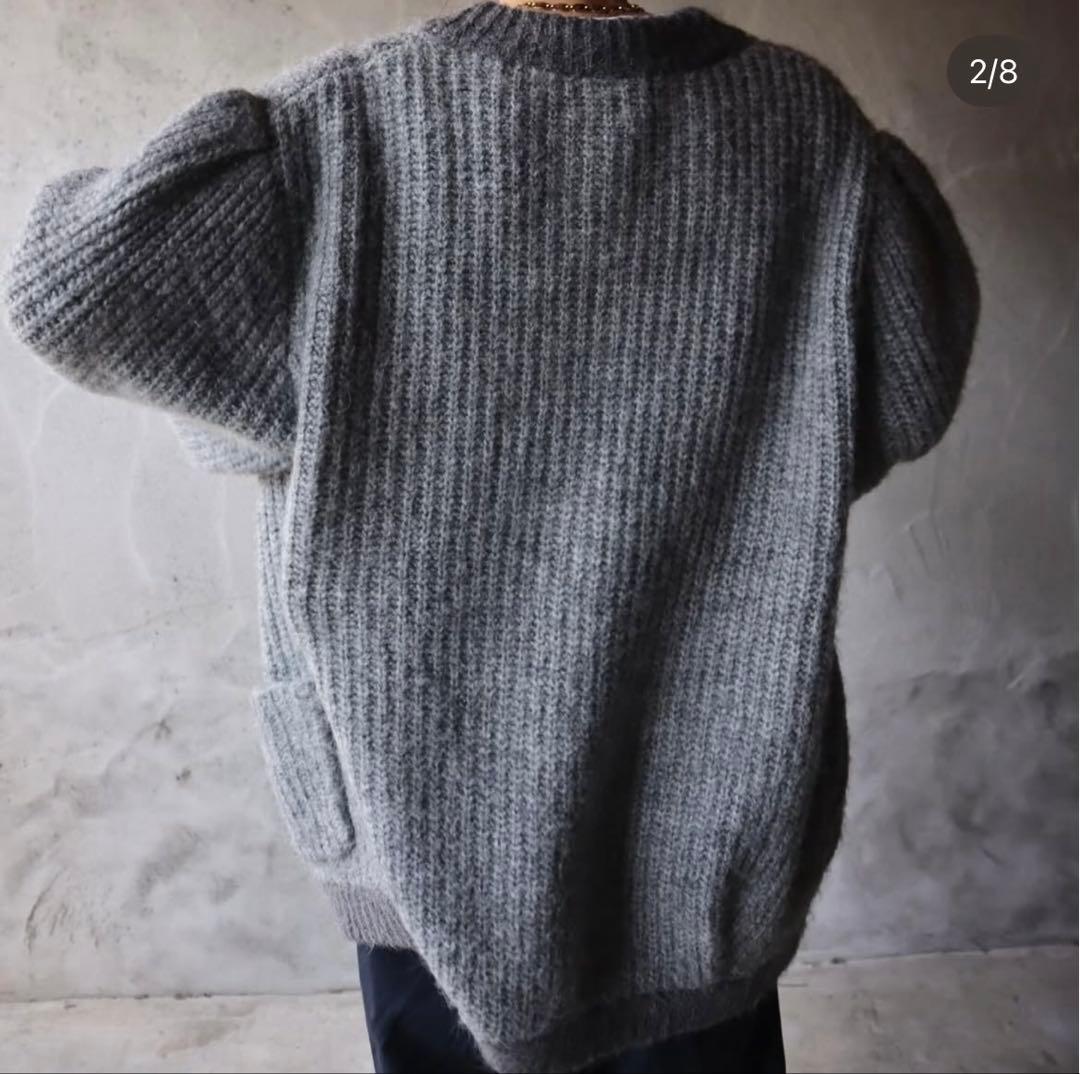 _epa_ グレー カーディガン