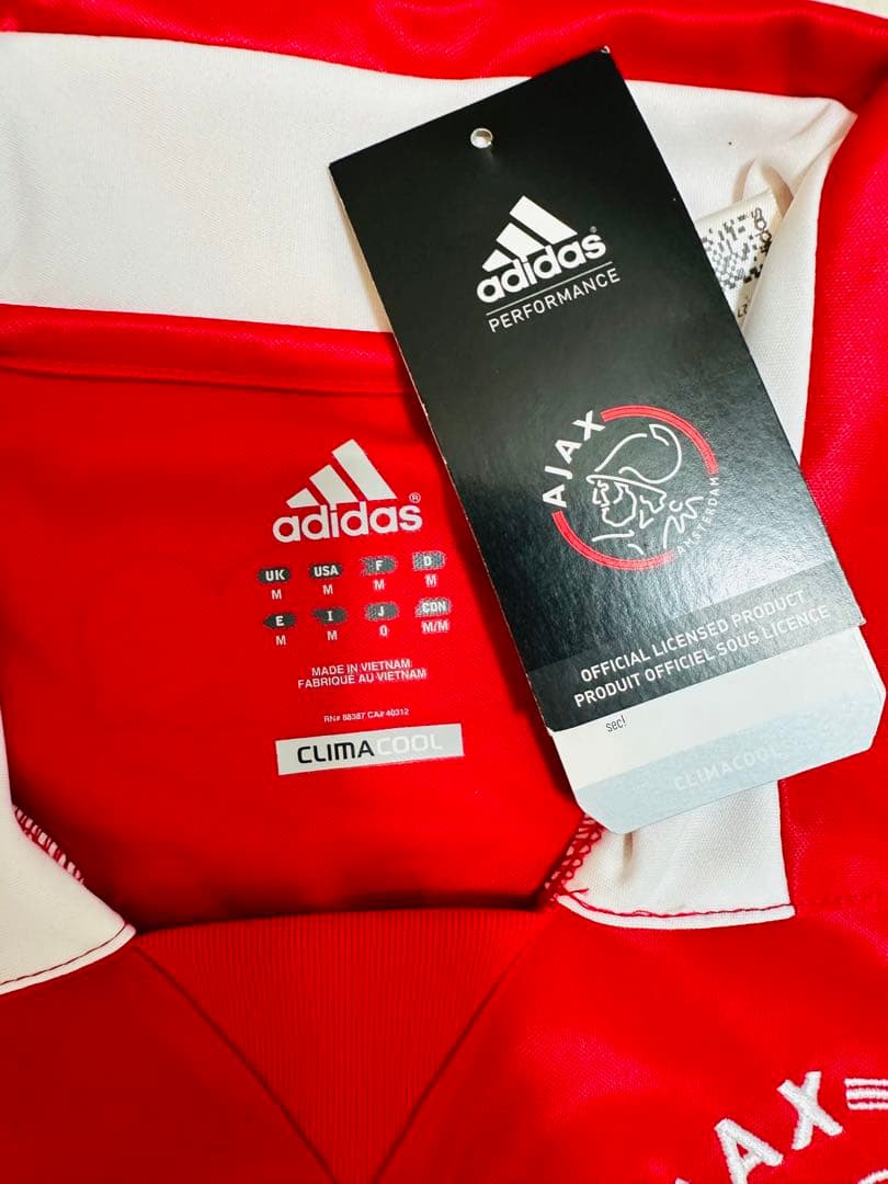 2011-2012 アヤックス ホーム ユニフォーム エリクセン Mサイズ