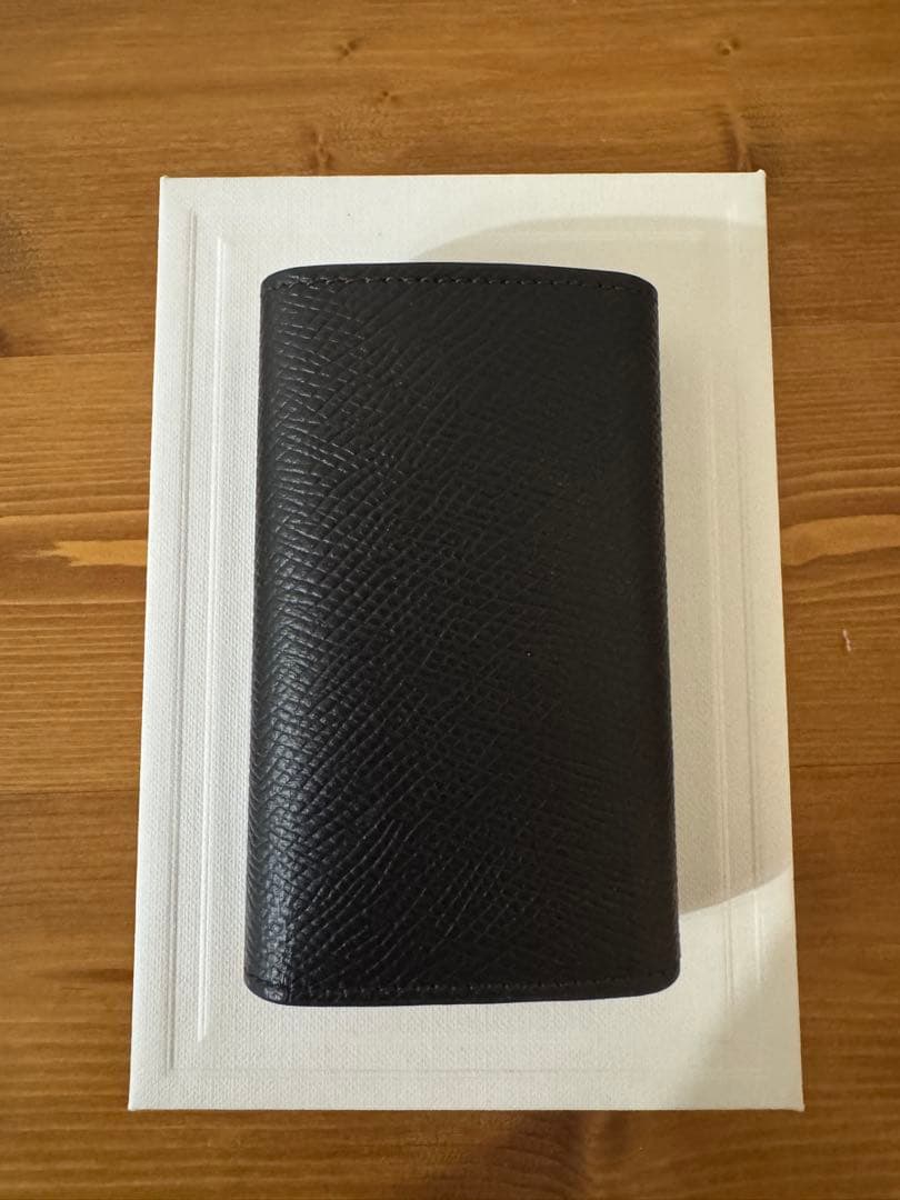 CELINE ブラック レザー キーケース