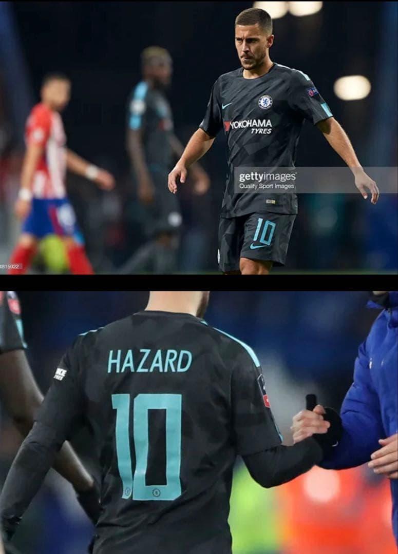 【新品未使用タグ付】アザール #10 チェルシーFC 17/18 ユニフォーム