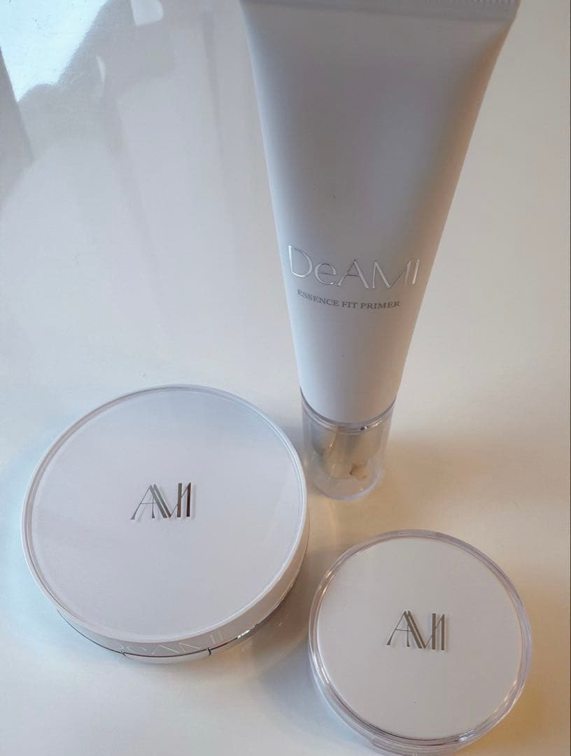 DeAMiクッションファンデ、レフィル、化粧下地、ミニクッションファンデセット