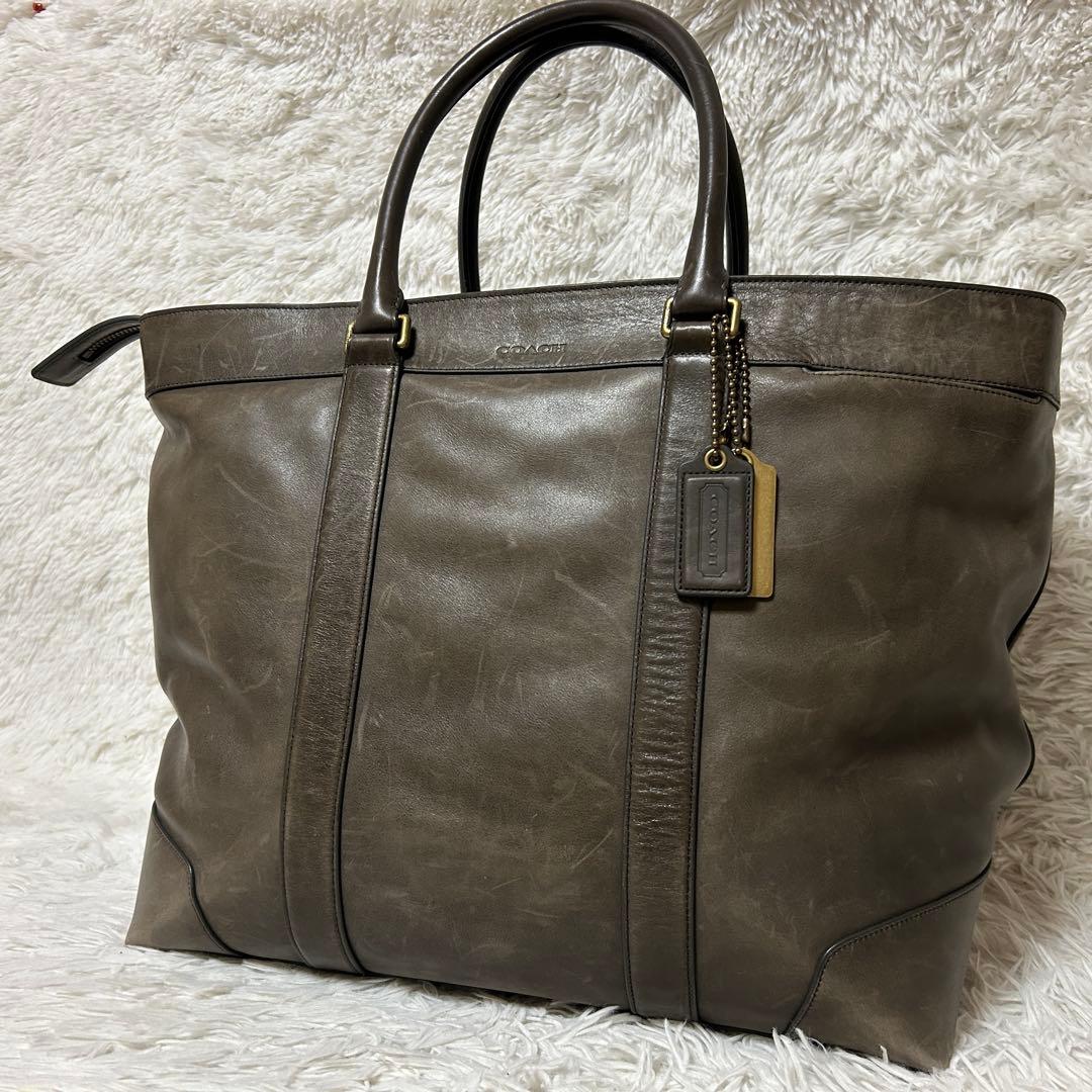 ⭐️特大⭐️コーチ ブリーカー レガシーウィークエンド ボストンバッグ レザー