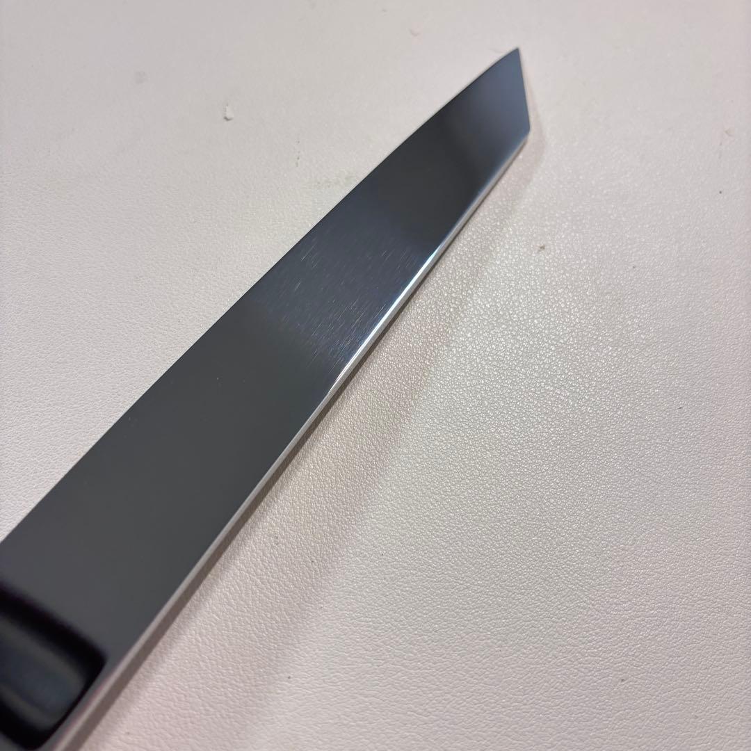 「ゆうちゃんママ 」270mm 切付柳刃包丁 鏡面　黒檀八角柄 刺身包丁