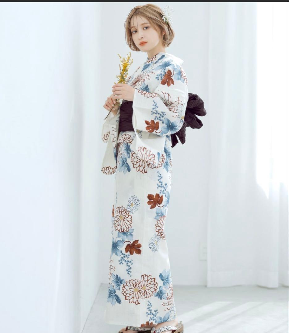 1人で着られる浴衣5点セット 和歌山染工日本染め