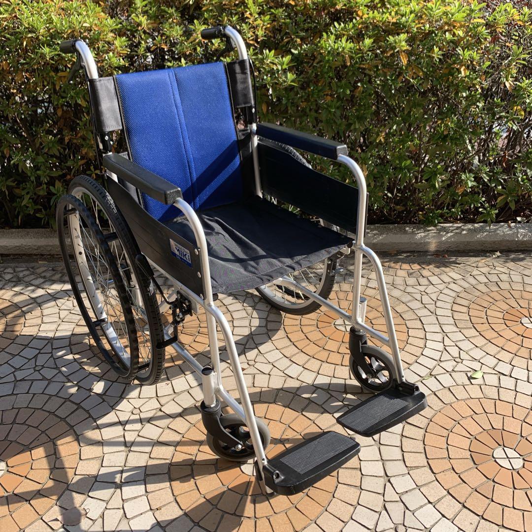 にこにこ　①MIKI　BAL-1　自走介助兼用　車椅子　ノーパンクタイヤ