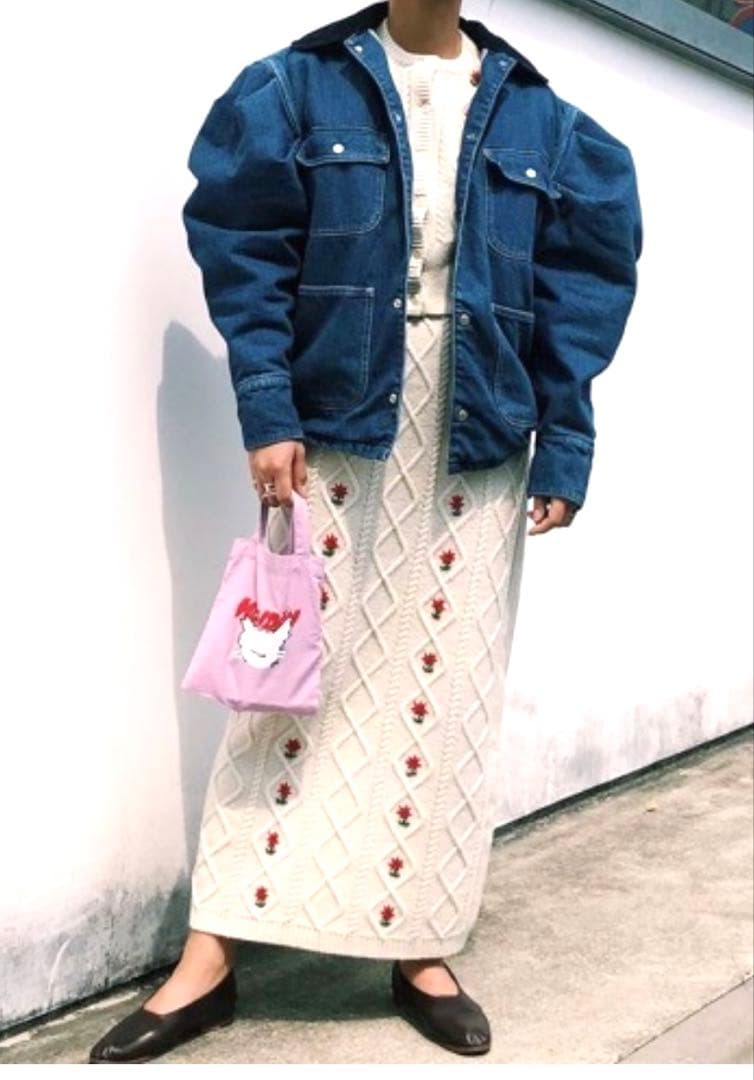 holiday パフスリーブデニムジャケット Gジャン