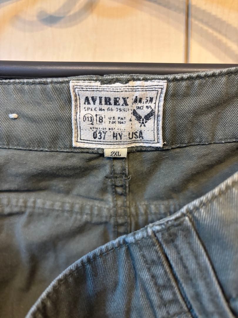 【AVIREX 】カーゴパンツ モンキーパンツ　2XL