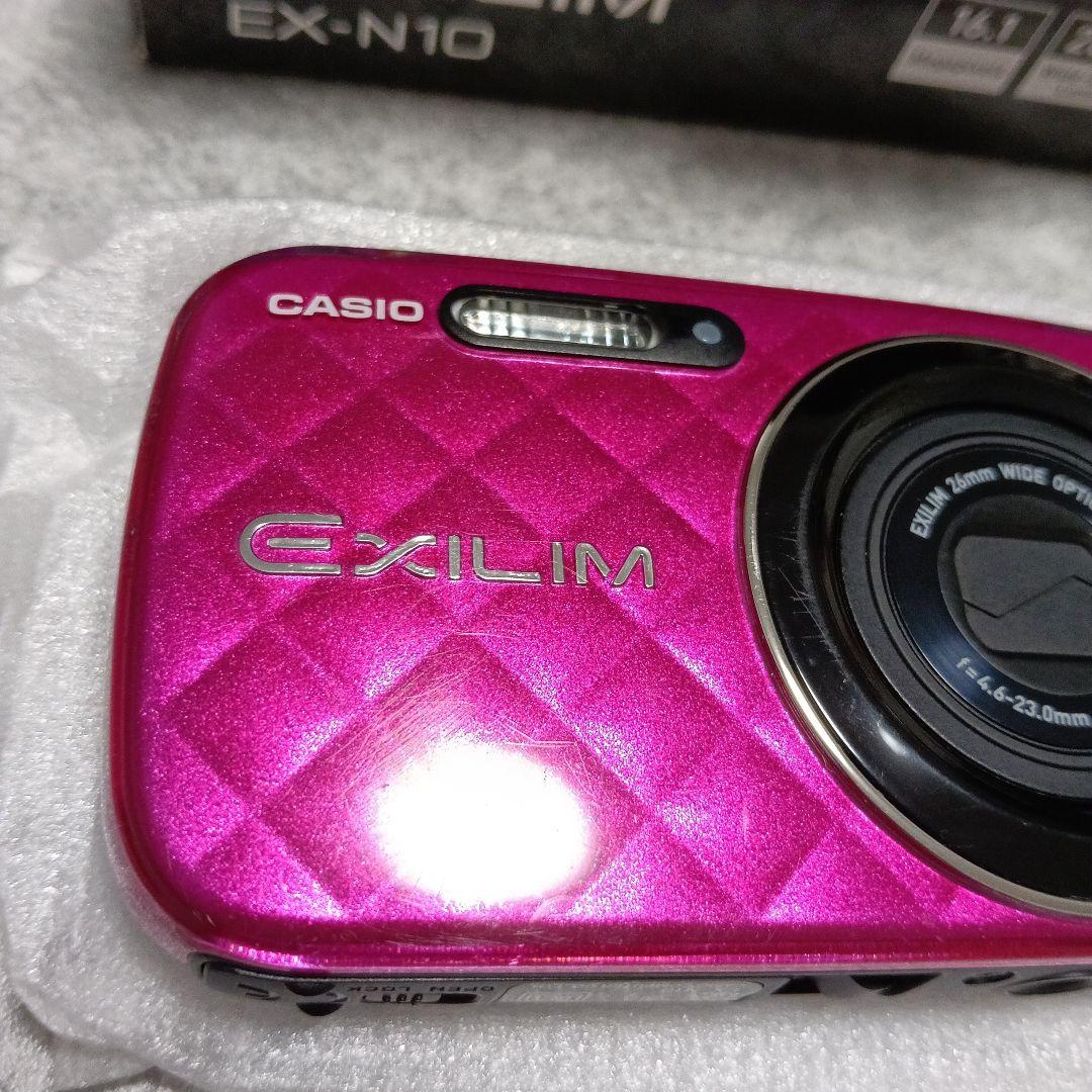 【レトロ可愛い】CASIO EXILIM デジカメ　ピンク 完品　エクシルム
