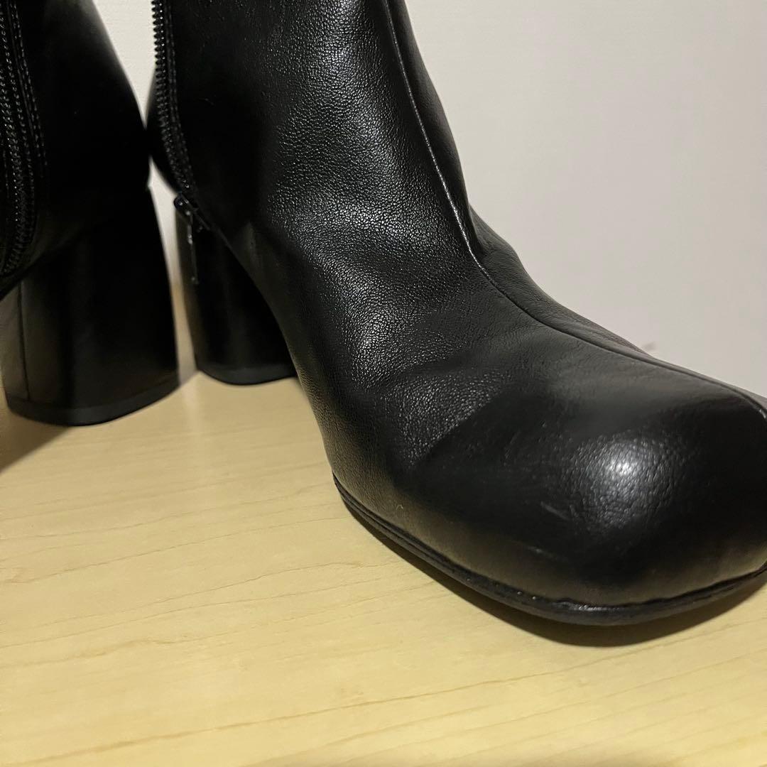 【美品】todayful スクエアショートブーツ 38