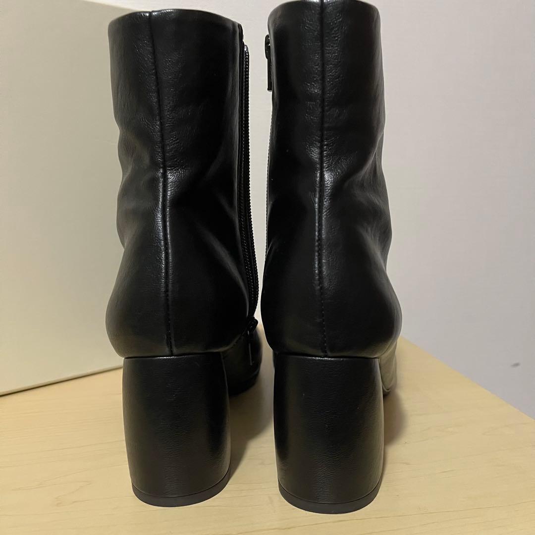 【美品】todayful スクエアショートブーツ 38