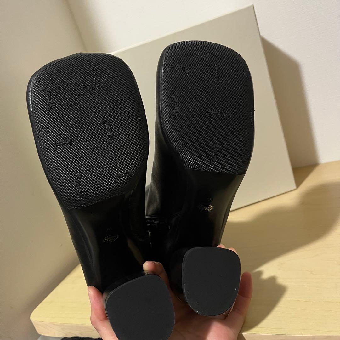 【美品】todayful スクエアショートブーツ 38