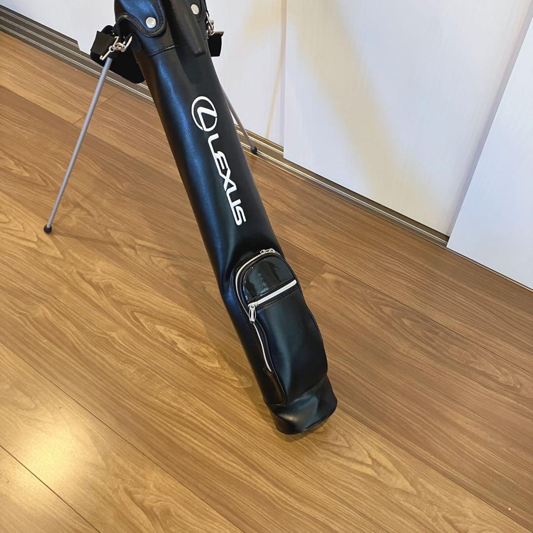 未使用品　レクサス　Lexus ゴルフキャディバッグ　セルフスタンド練習用バッグ