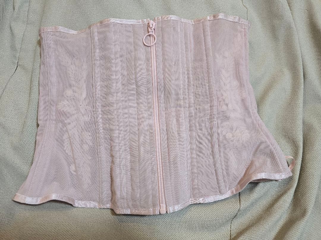 元鈴木さん　コルセット　シレーヌ　くすみピンク　Lサイズ