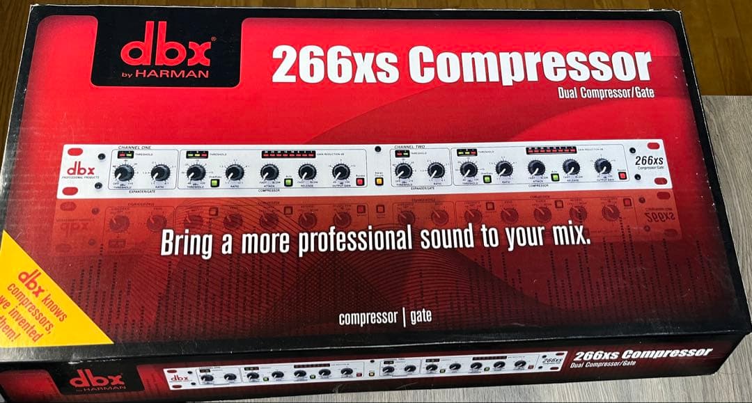 dbx 266xs ステレオコンプレッサー
