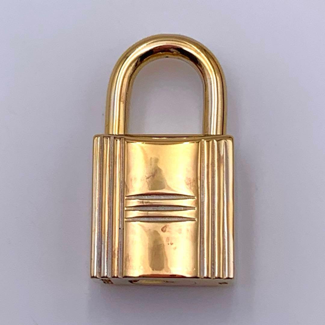 HERMESエルメス カデナ 104番 ゴールド 24Kメッキ 鍵付き 南京錠