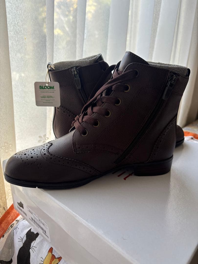 fit fit フィットフィット クラフィット レースアップブーツ ２３.５cm