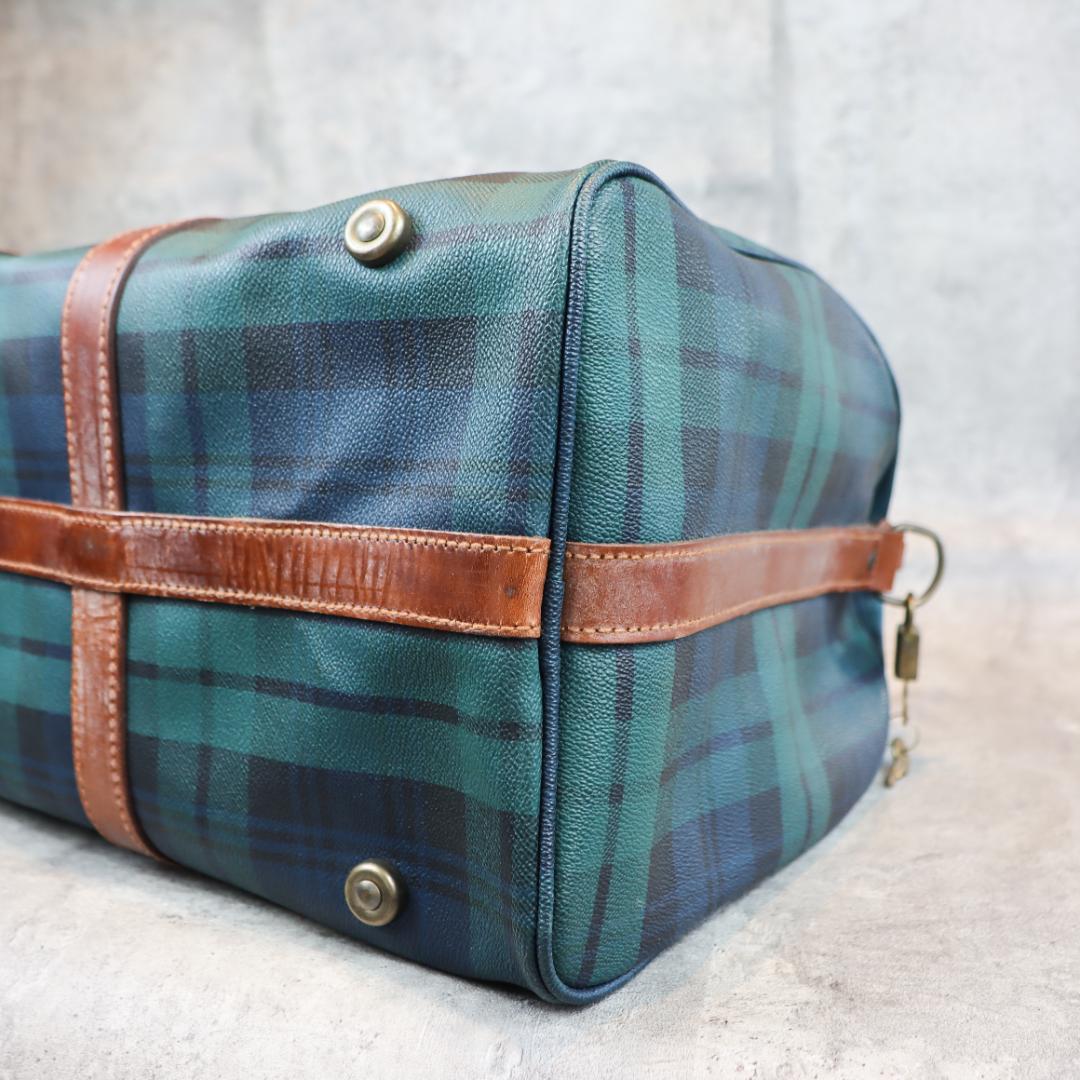 POLO RALPH LAUREN チェック柄 ボストンバッグ