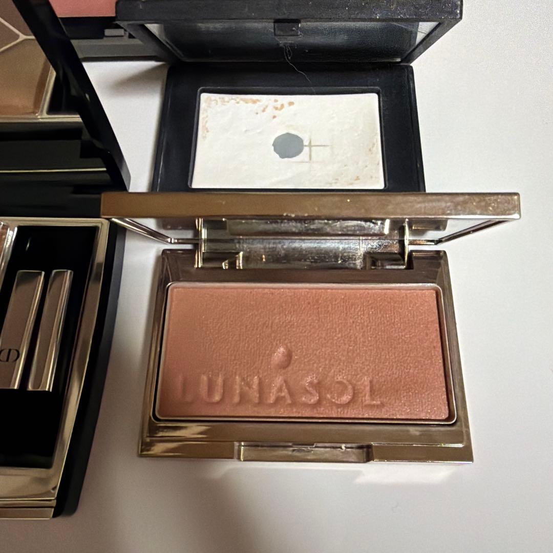 デパコスまとめ売り、ディオール、ルナソル、NARS、THREE.セルヴォーク6点