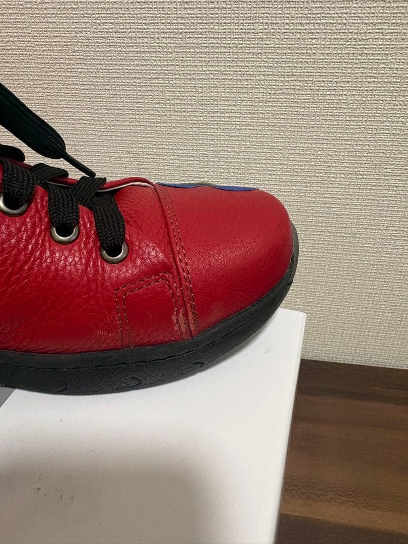 エスタシオン ムーミンリトルミィ コラボ ショートブーツ　赤