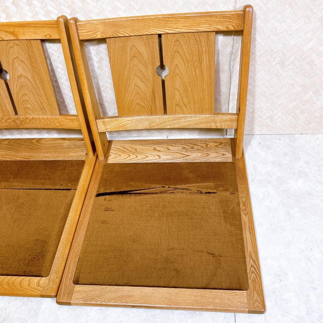 希少！　カリモク　Karimoku 座椅子　2脚　セット　ビンテージ　②