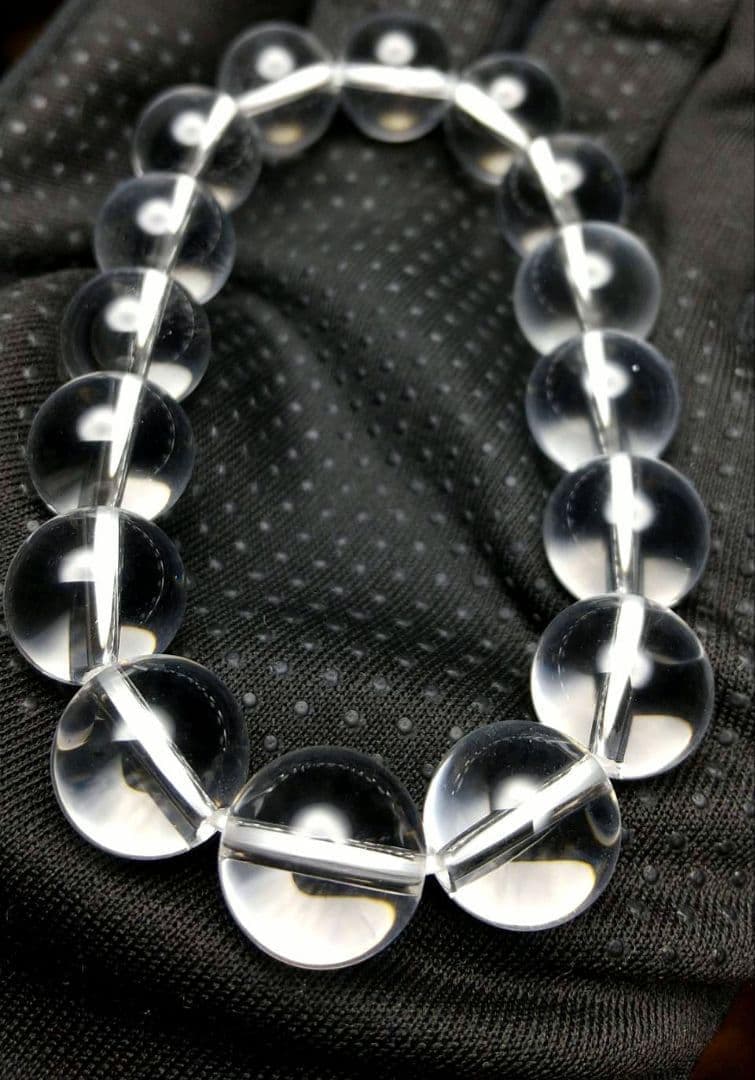 最高品質　超希少　12mm カイラス産ヒマラヤ水晶　ブレスレット　パワーストーン