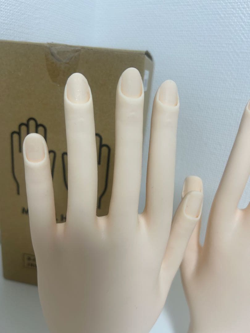 【JNEC認定モデルハンド】　両手　練習用　専用チップ付