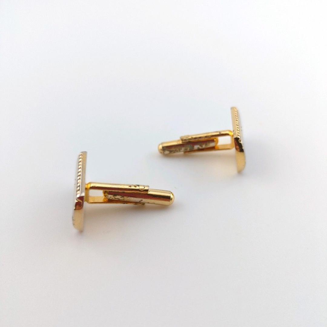 CHANEL シャネル ネクタイピン カフス 3点セット ゴールド×ブラック