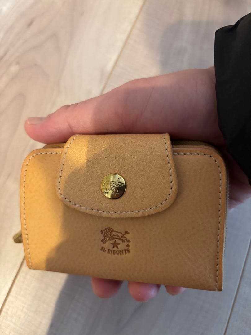 本日最終日‼️イルビゾンテ ベージュレザーキーホルダー未使用新品