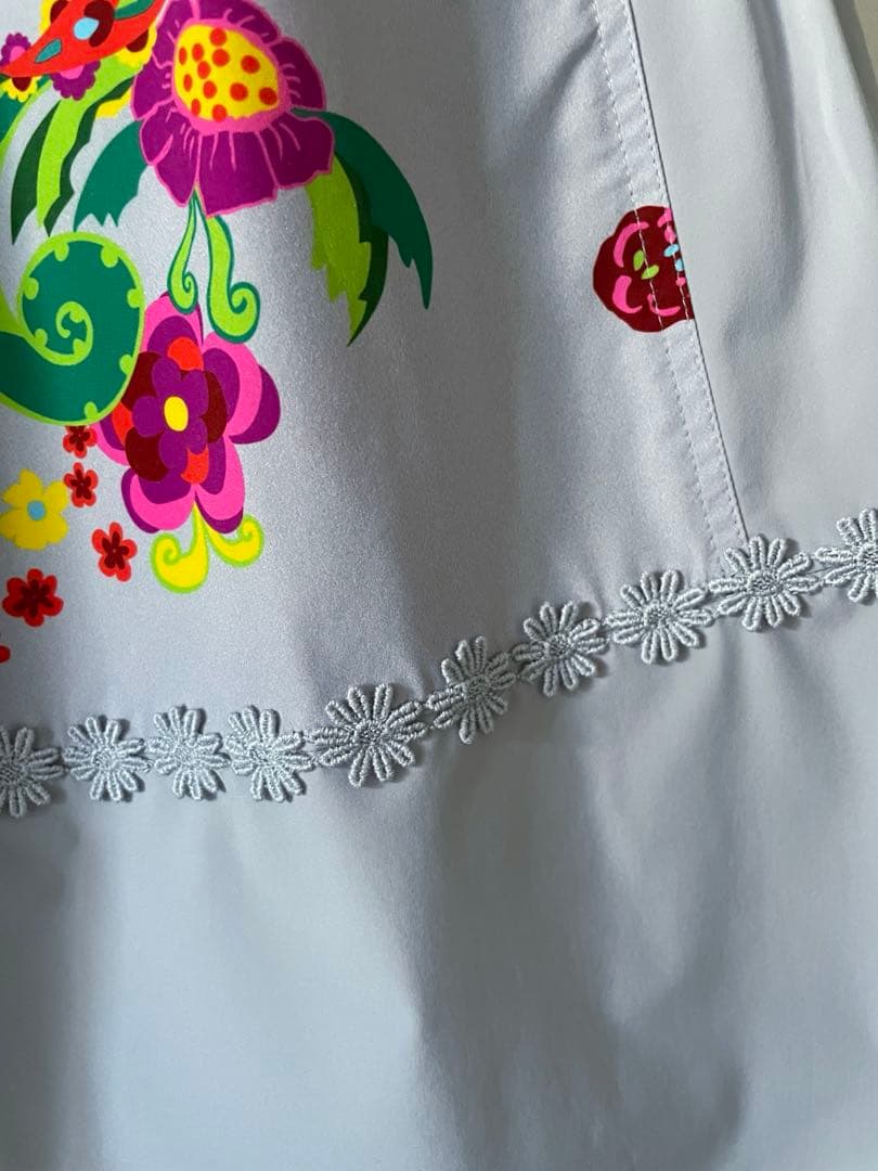 トクコプルミエブォル花柄ノースリーブフレアチュニックワンピース