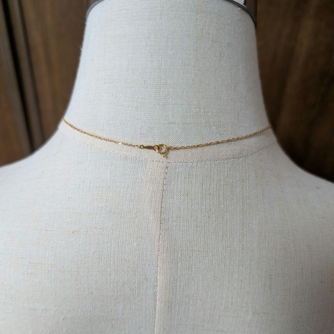 ミキモト K18YG ベビーパール 径約3.5mm イニシャル 「Y」ネックレス