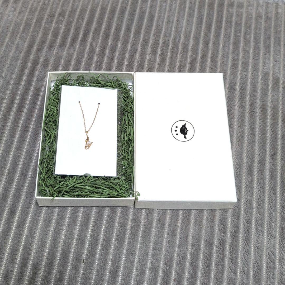 ミキモト K18YG ベビーパール 径約3.5mm イニシャル 「Y」ネックレス