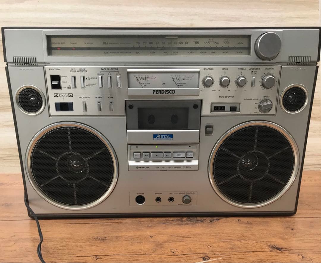 HITACHITRK-8600RM ラジカセ ラジオPERDISCO(F63)