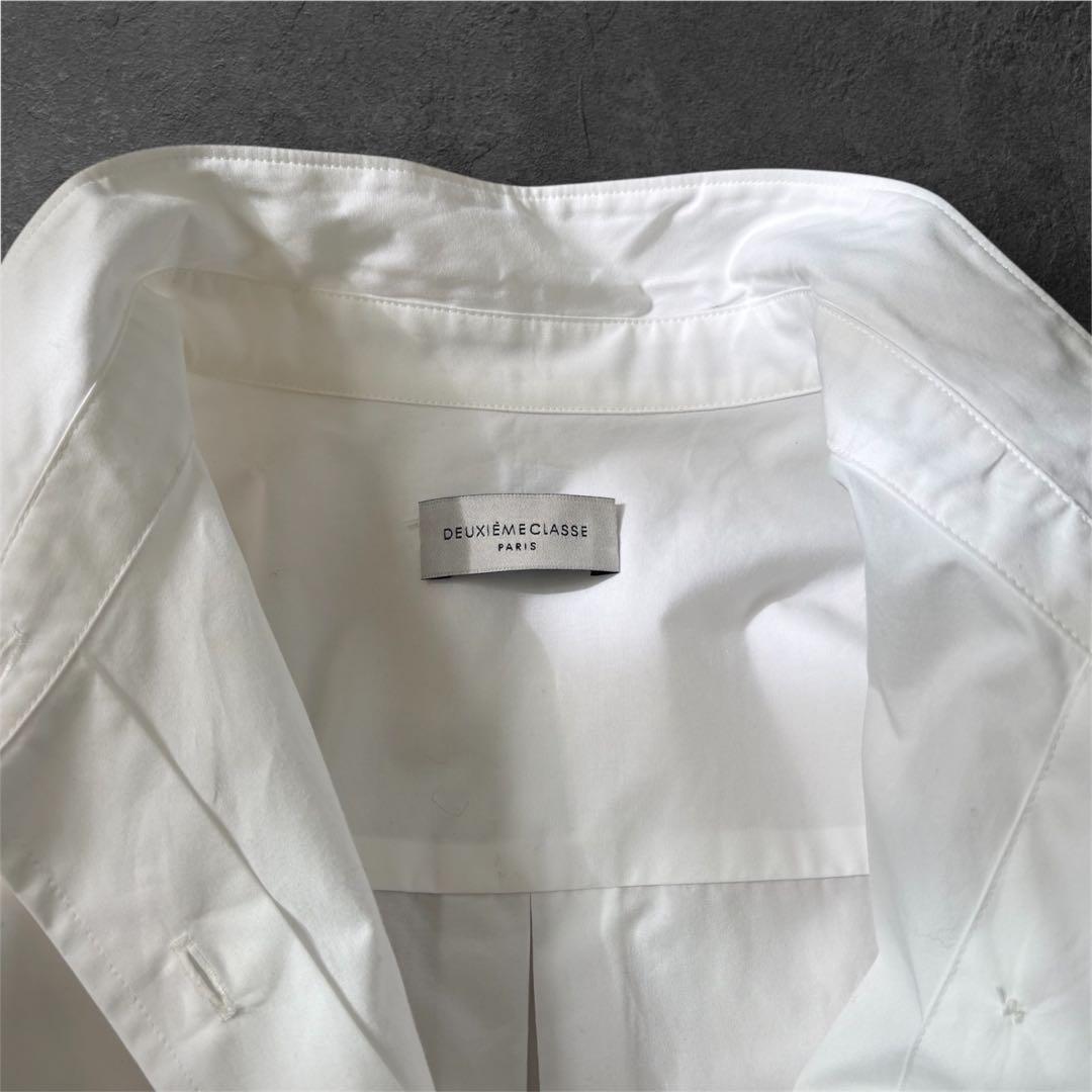 Deuxieme Classe ロングシャツ 白 羽織り コットンシャツタグ付き