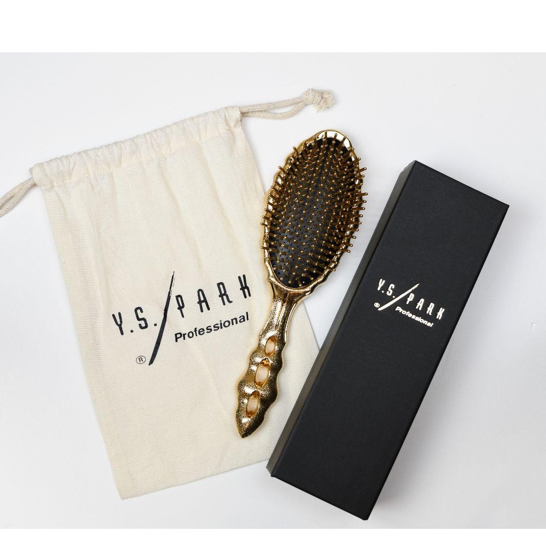 【未使用】Y.S.PARKメタルパドルブラシ（ゴールド）