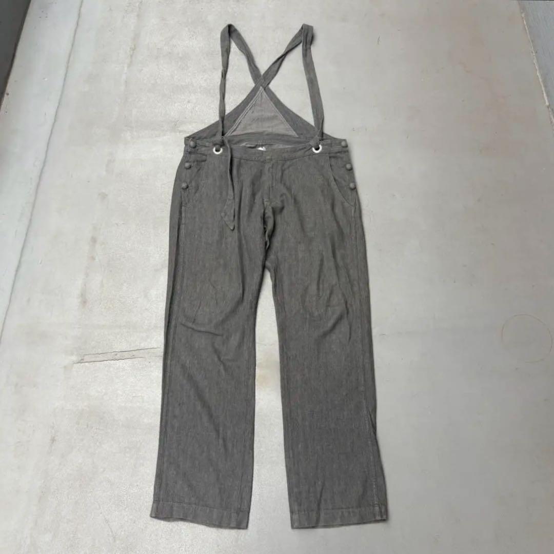 90s MOTIVE 名作　サスペンダー　リネンパンツ　オーバーオール　裏原