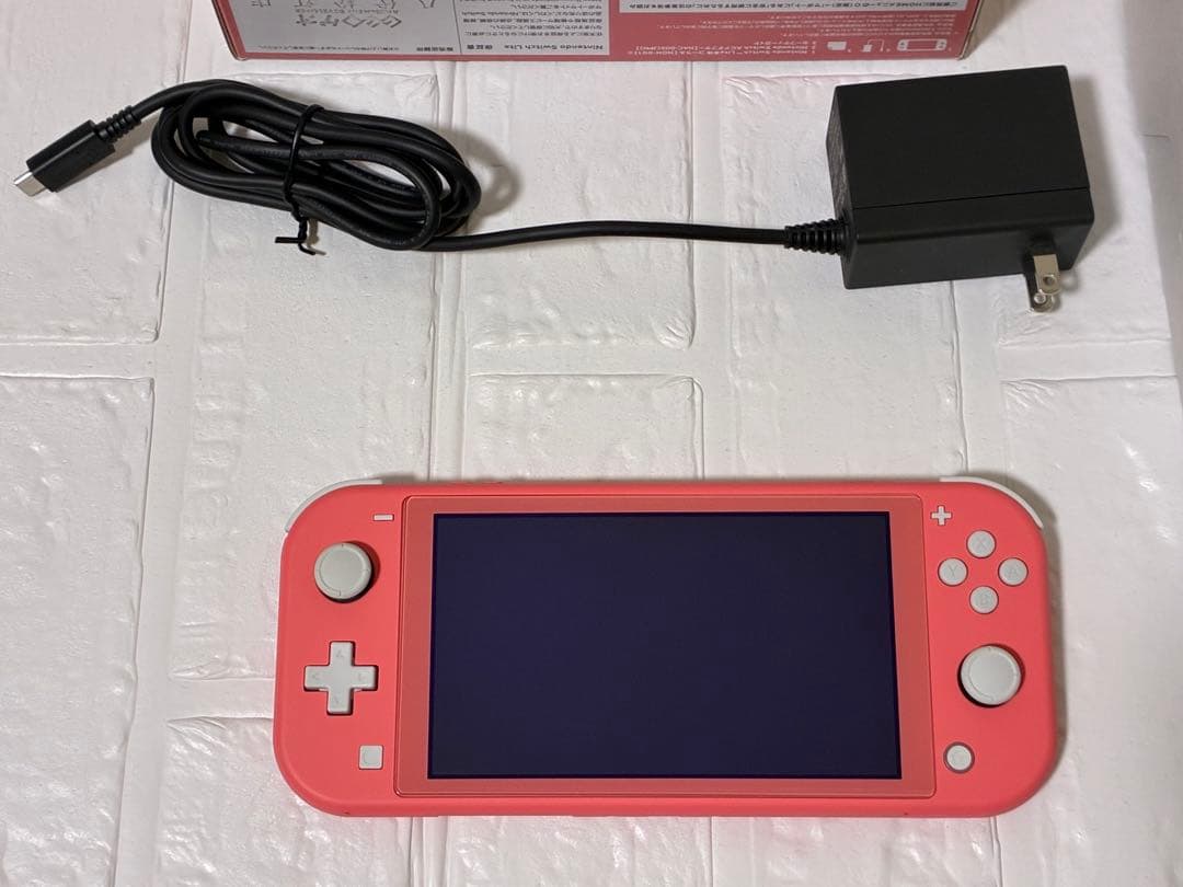 Nintendo Switch Lite スイッチ　ピンク 本体 充電器付き