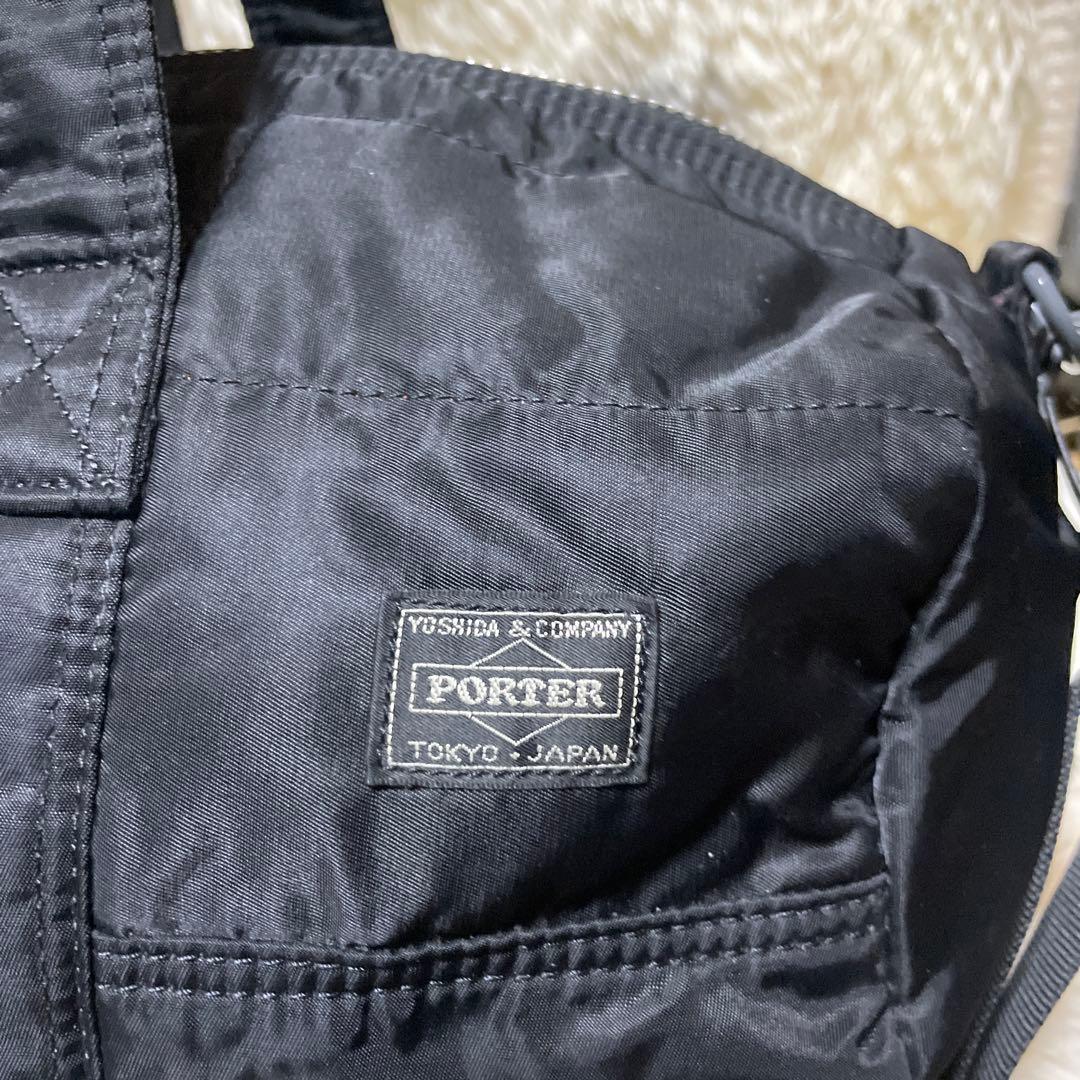 【美品】PORTER ポーター タンカー ボストンバッグ ブラック　大容量
