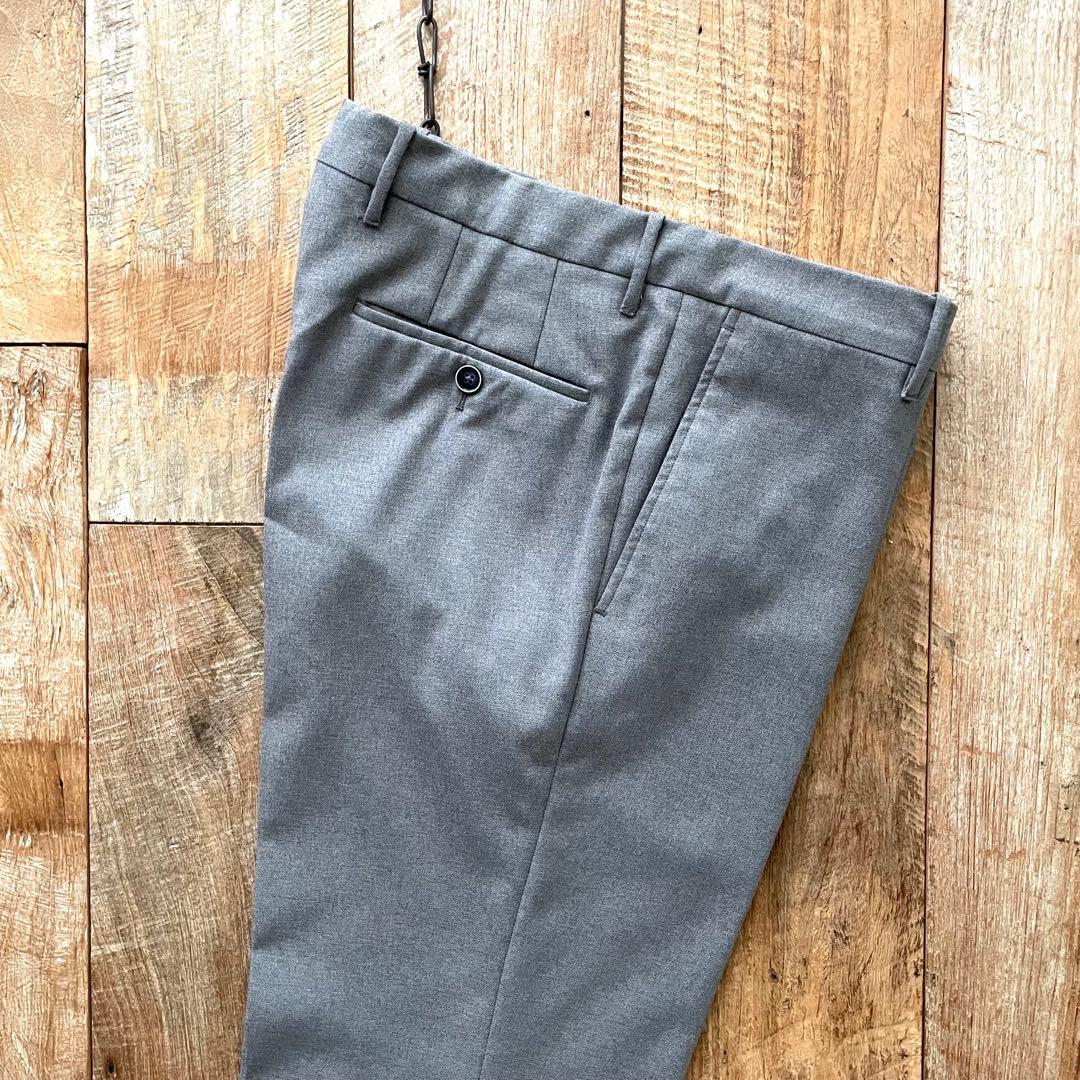 【極美品】GTA ジーティーアー テーパード ウール スラックス パンツ 48