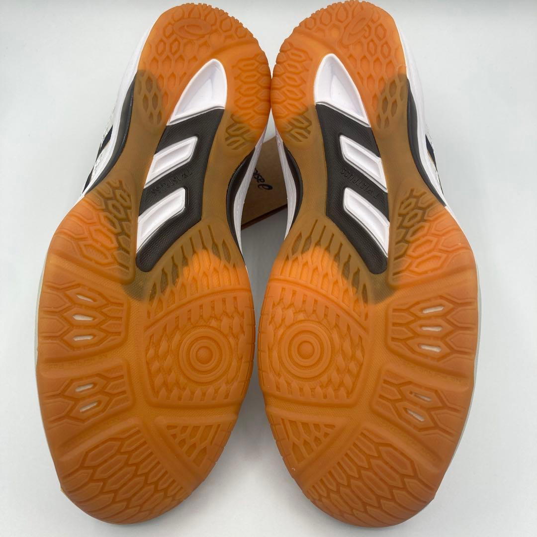 asics バレーボールシューズ ホワイト/ブラック/ゴールド　25.0㎝