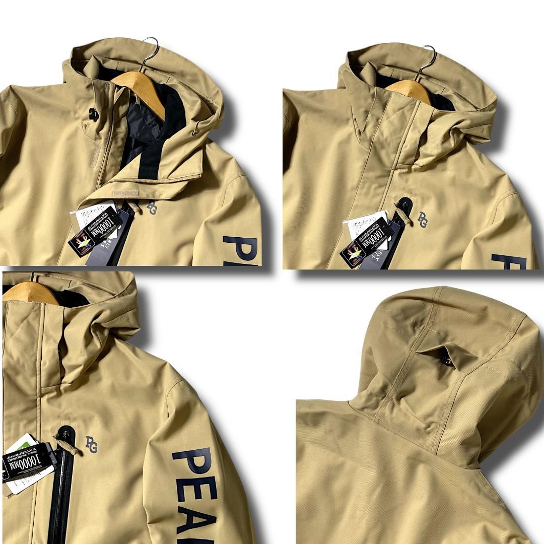 4 定価10.4万 パーリーゲイツ スノボ 上下セット スノーウェア BEG