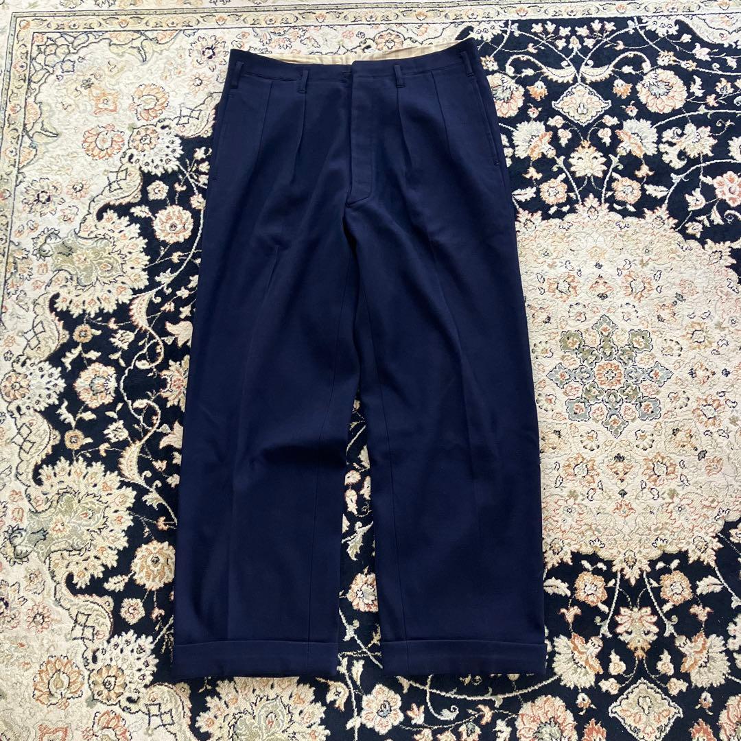 For gentleman スラックス　ネイビー　50s〜60s