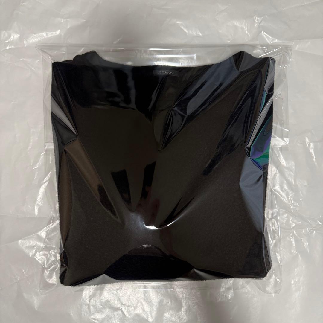 トップス COMOLI 22AW SILK FLEECE CREWNECK size3