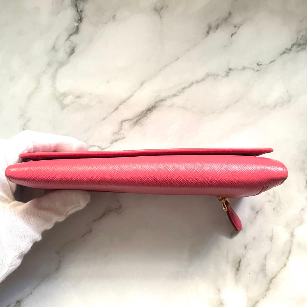 PRADA プラダ　マルチカラー　サフィアーノ　長財布　極美品　0115-①