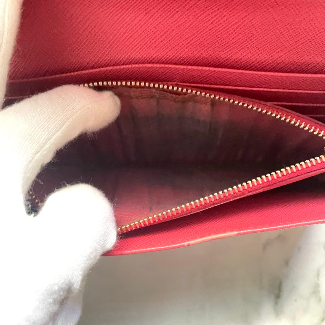 PRADA プラダ　マルチカラー　サフィアーノ　長財布　極美品　0115-①
