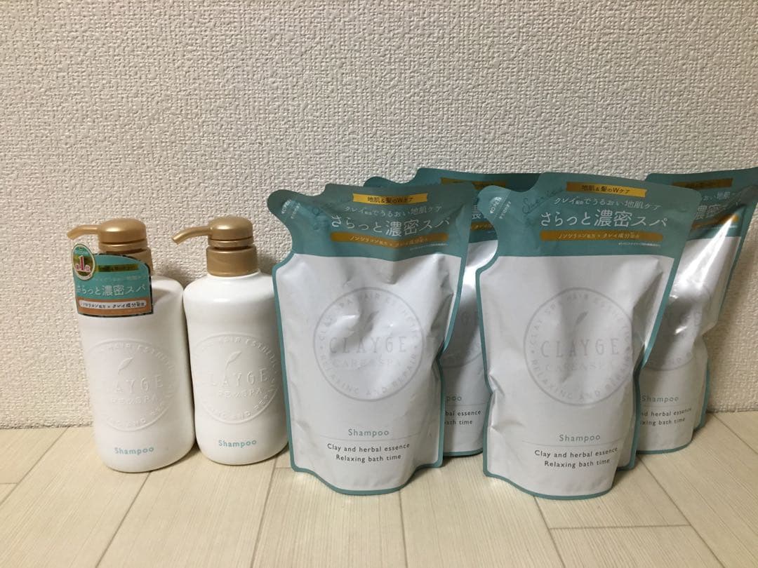 CLAYGE CARE & SPA Shampoo Treatment セット