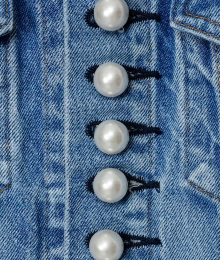 新品 25AW CINOH デニム パールボタン ジャケット チノ