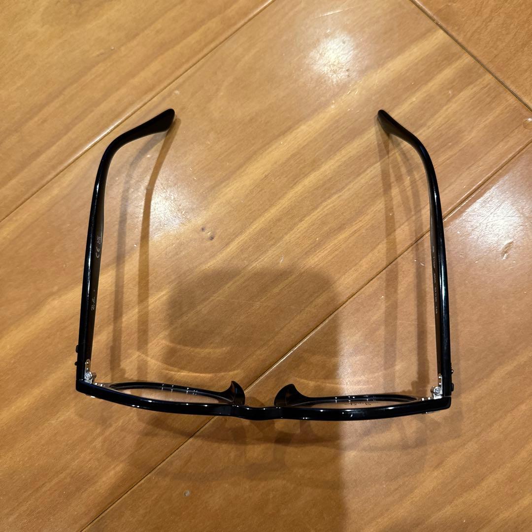 Ray-Ban ブラック オーバル メガネ